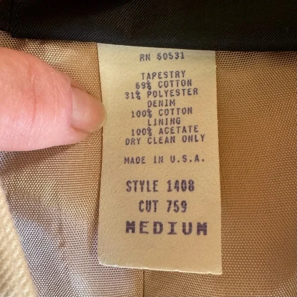 Vintage Country Western Tapestry Jacket Circle T 80s 90s Boho Festival FP vibe - Picture 5 of 10